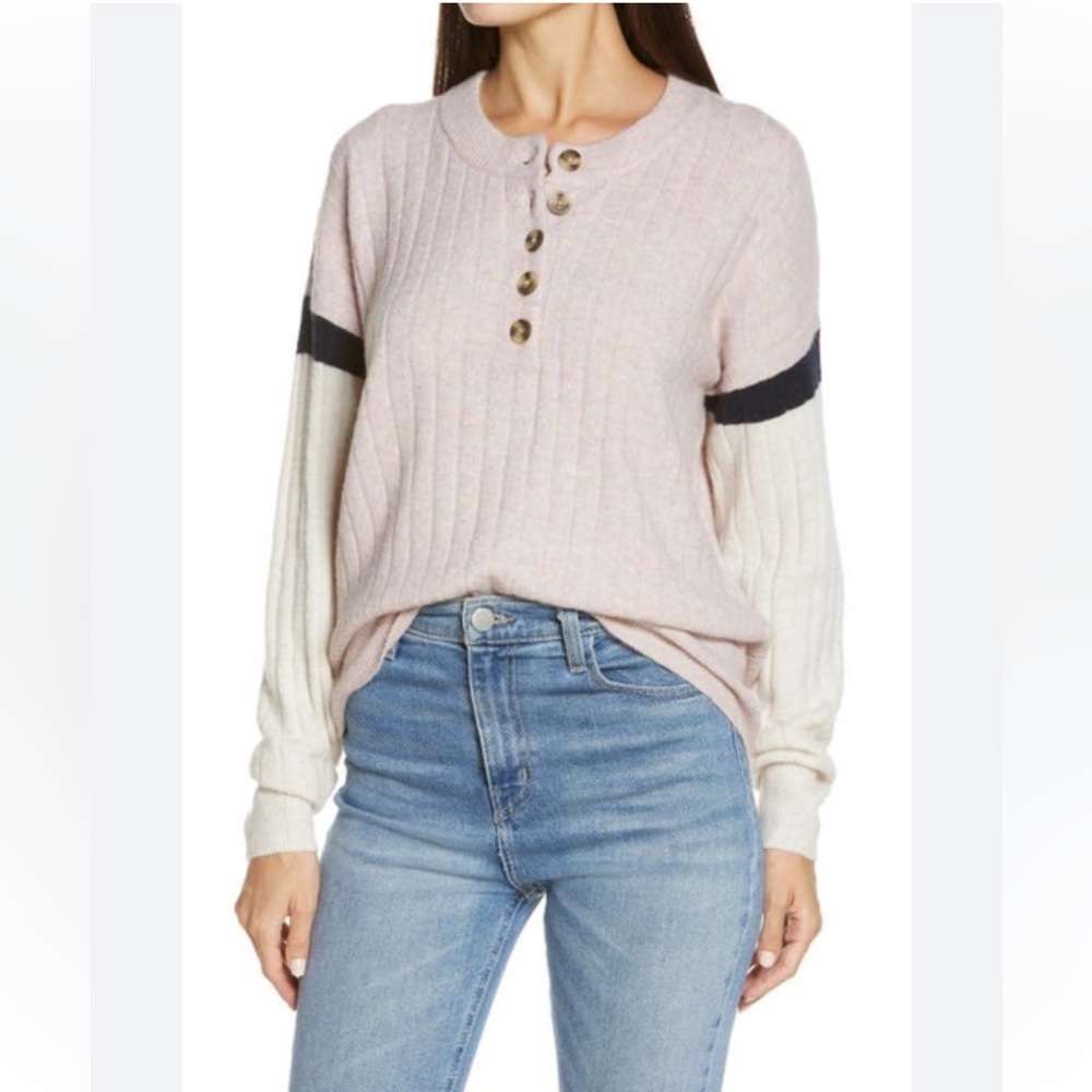 Madewell Bowden Henley Sweater - Picture 2 of 7